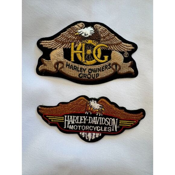 Harley-Davidson Other - 2 Harley Davidson patches - Harley Owners Group and Harley Davidson Motorcycles